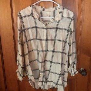 H&M Cream Flannel